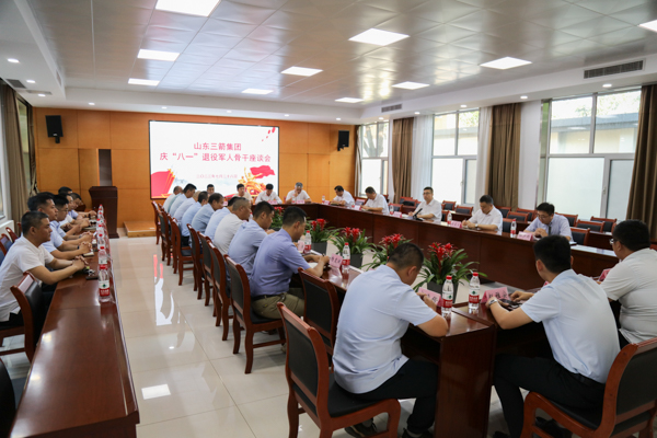 三箭集團召開慶?！鞍艘弧苯ㄜ姽?jié)退役軍人骨干座談會